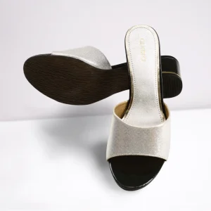 Silver ladies Heel