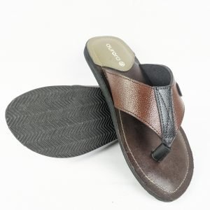 Chocolate black tarcel premium leather sandal