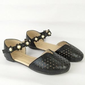 Black Flat Sandal