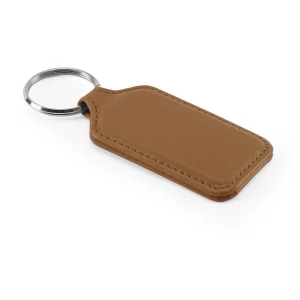 Brown premium leather key ring